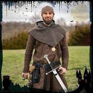 Medieval Knight Waist Belt Renaissance Belts for Viking Cosplay Costume